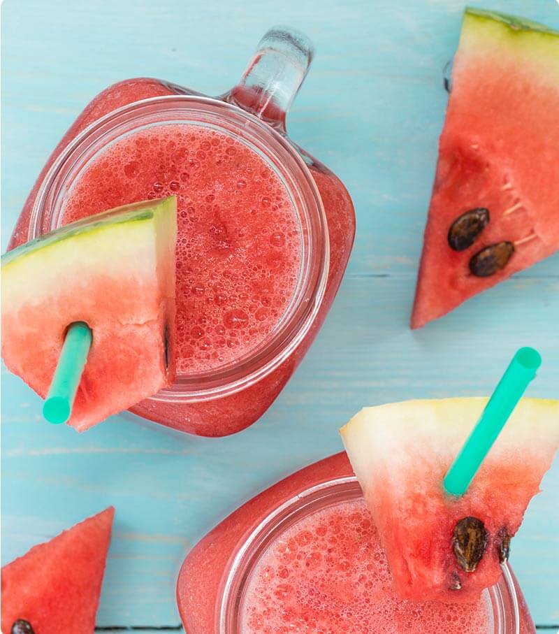 Freshly squeezed and sweet seasonal watermelon juice